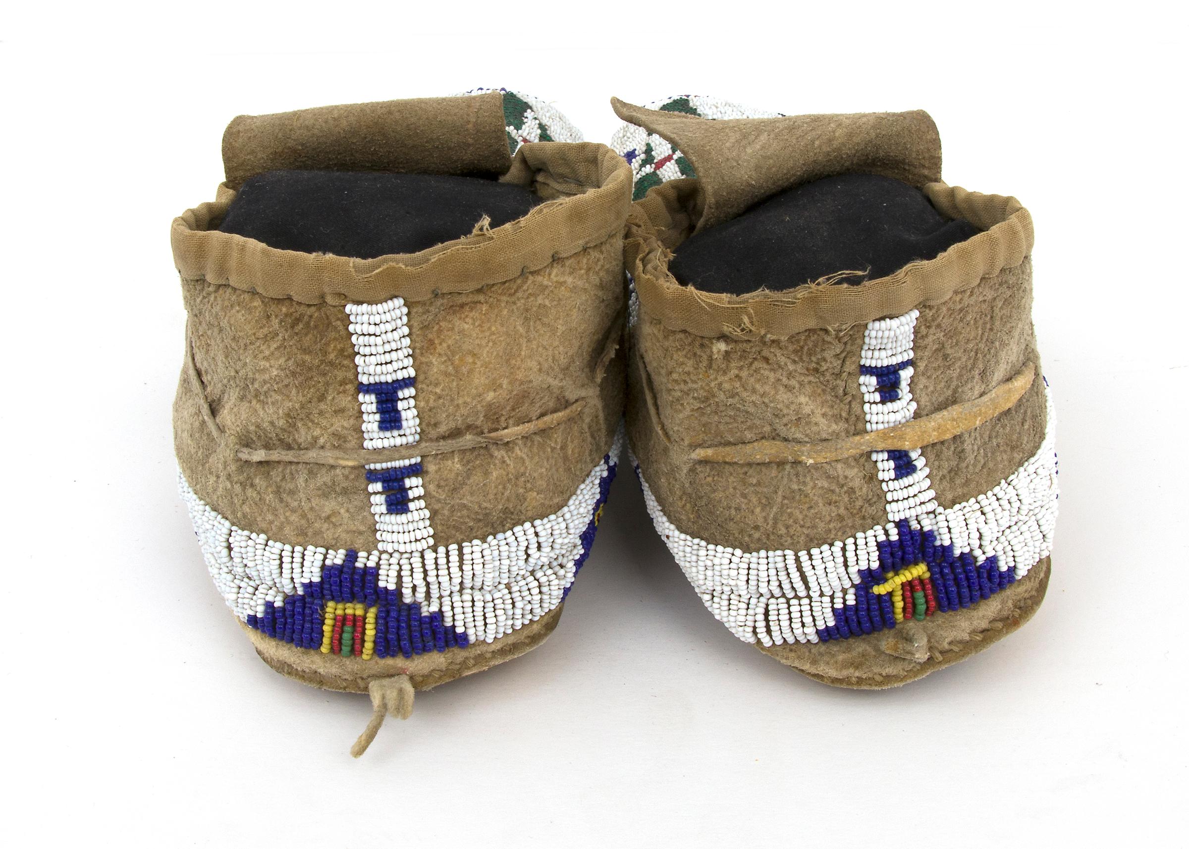 moccasins with beads