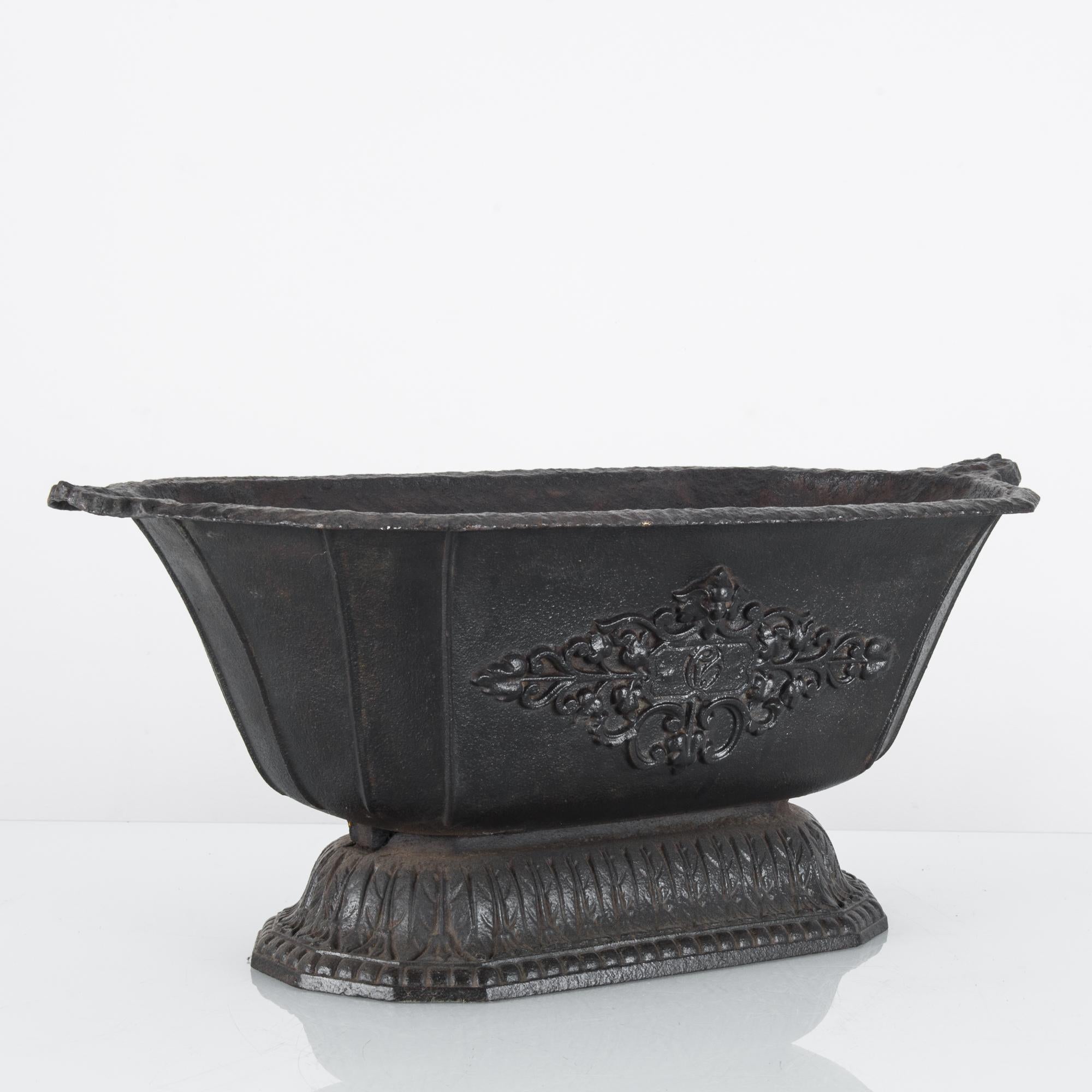 French Provincial 1880s Belgian Cast Iron Planter