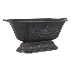 1880s Belgian Cast Iron Planter