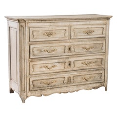 1880s Belgian Oak Chest of Drawers