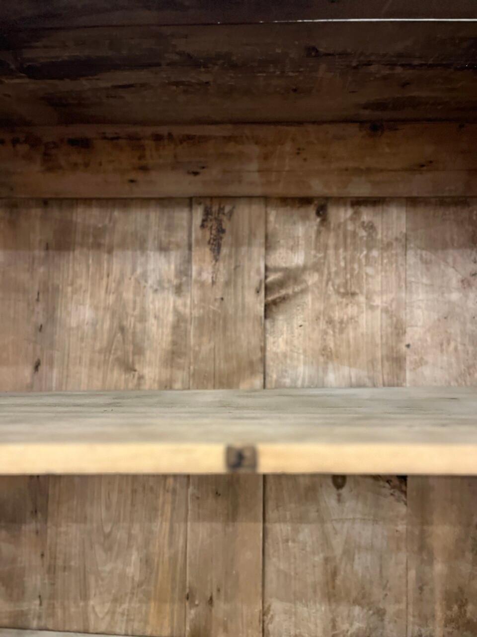 1880's Bleached / Carved Oak French Bookcase 3