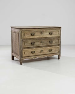 1880s Bleached Oak Commode