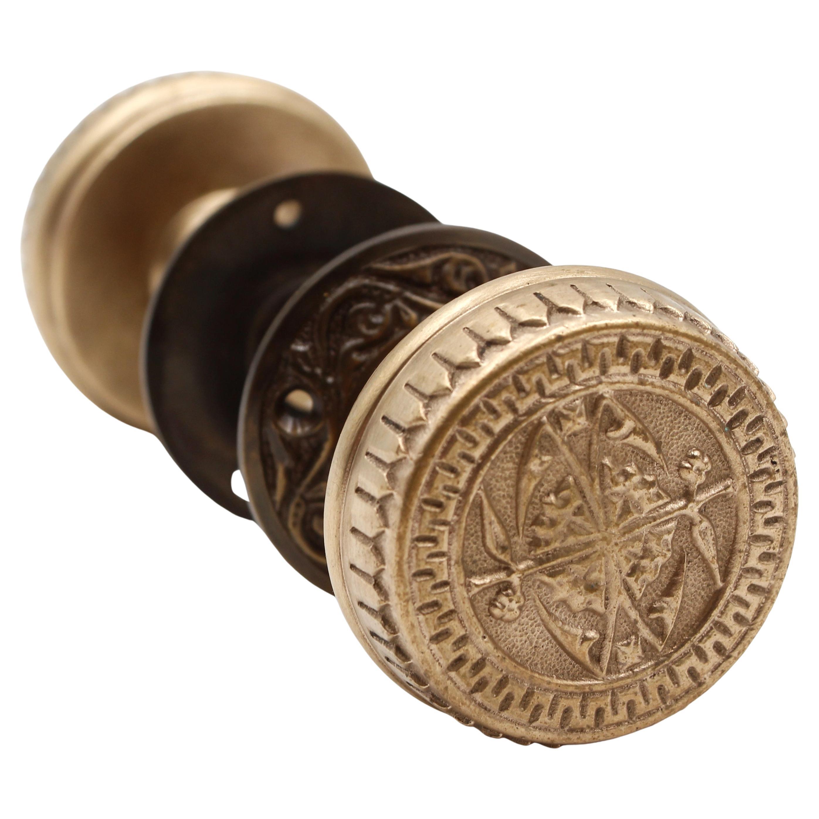 1880s Branford Vernacular Passage Doorknob Set Qty Available