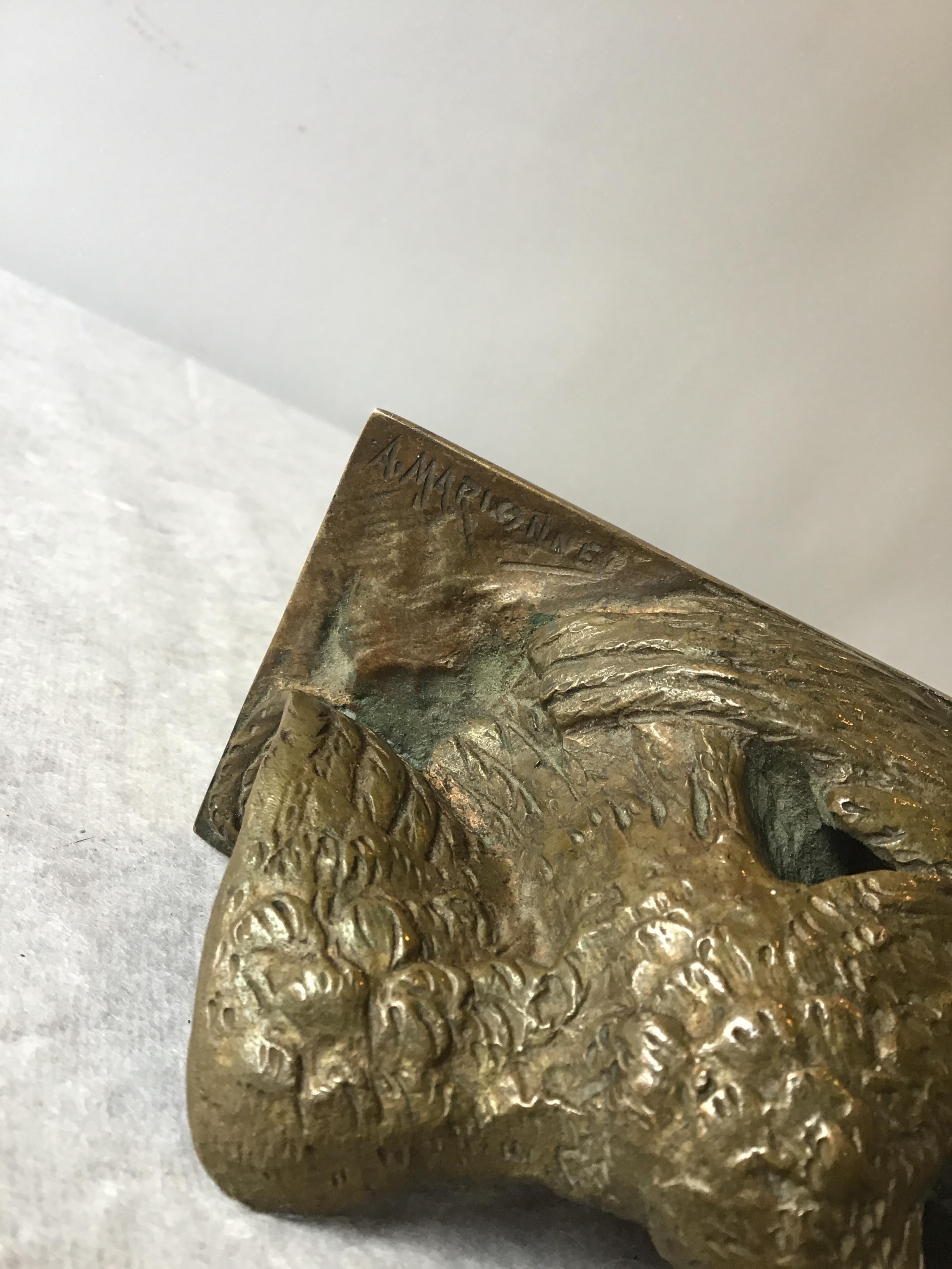 1880s Bronze Eagle by A. Marionnet For Sale 5