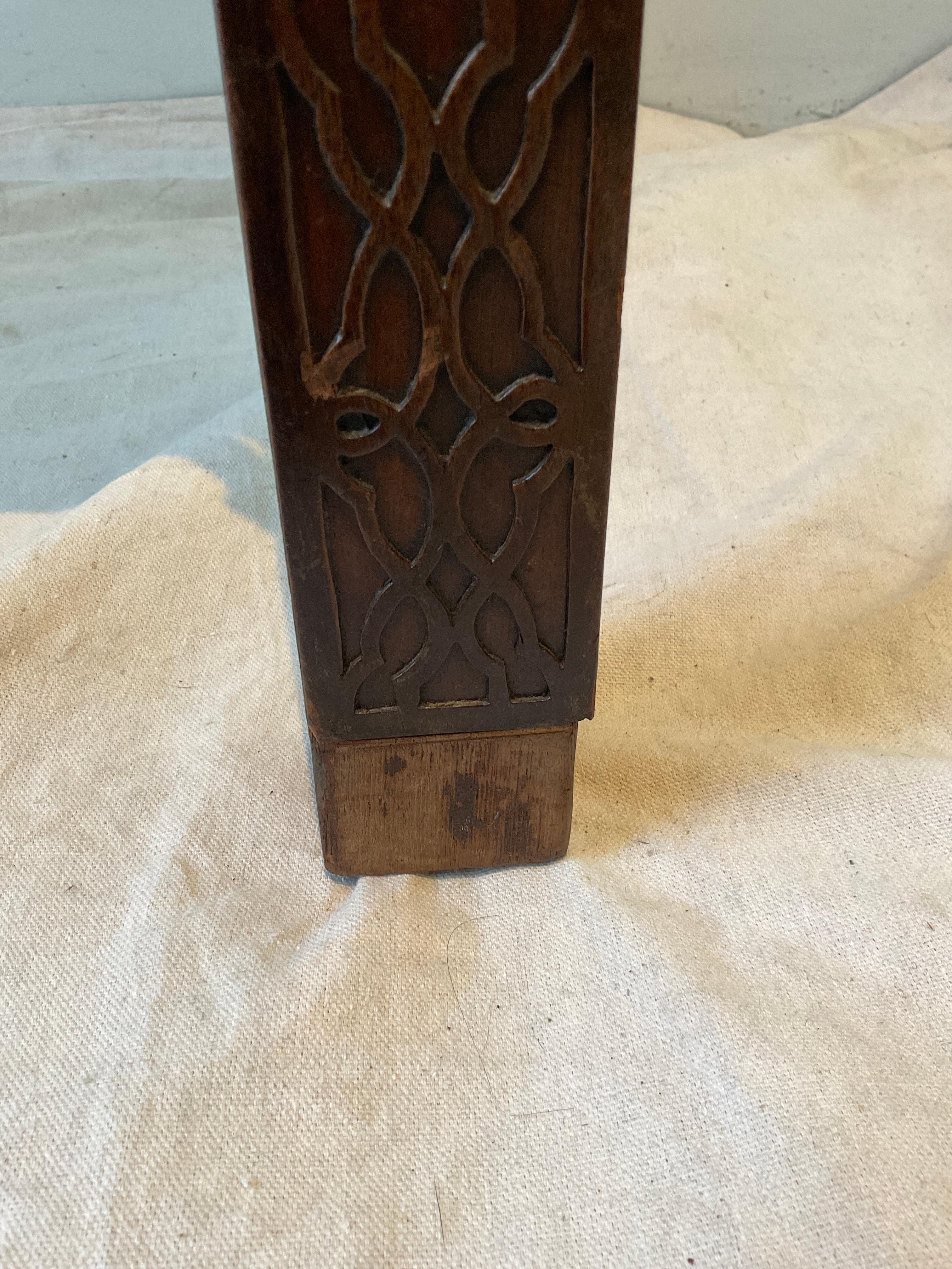1880s Chinese Chippendale Console Table 5