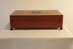 1880s Classical Inlaid Box with Jasperware Plaque