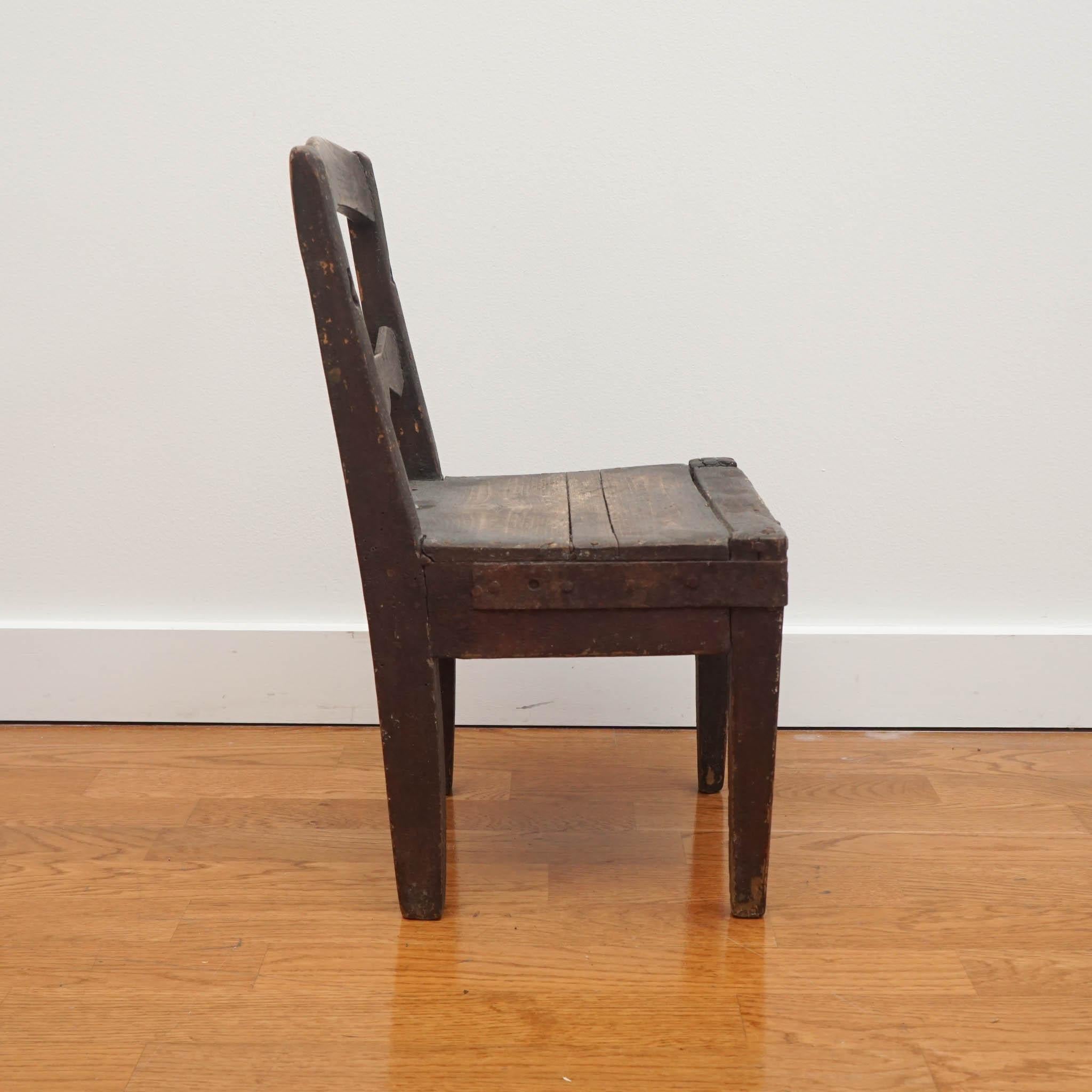 1880s Danish Antique Miniature Chair For Sale 1