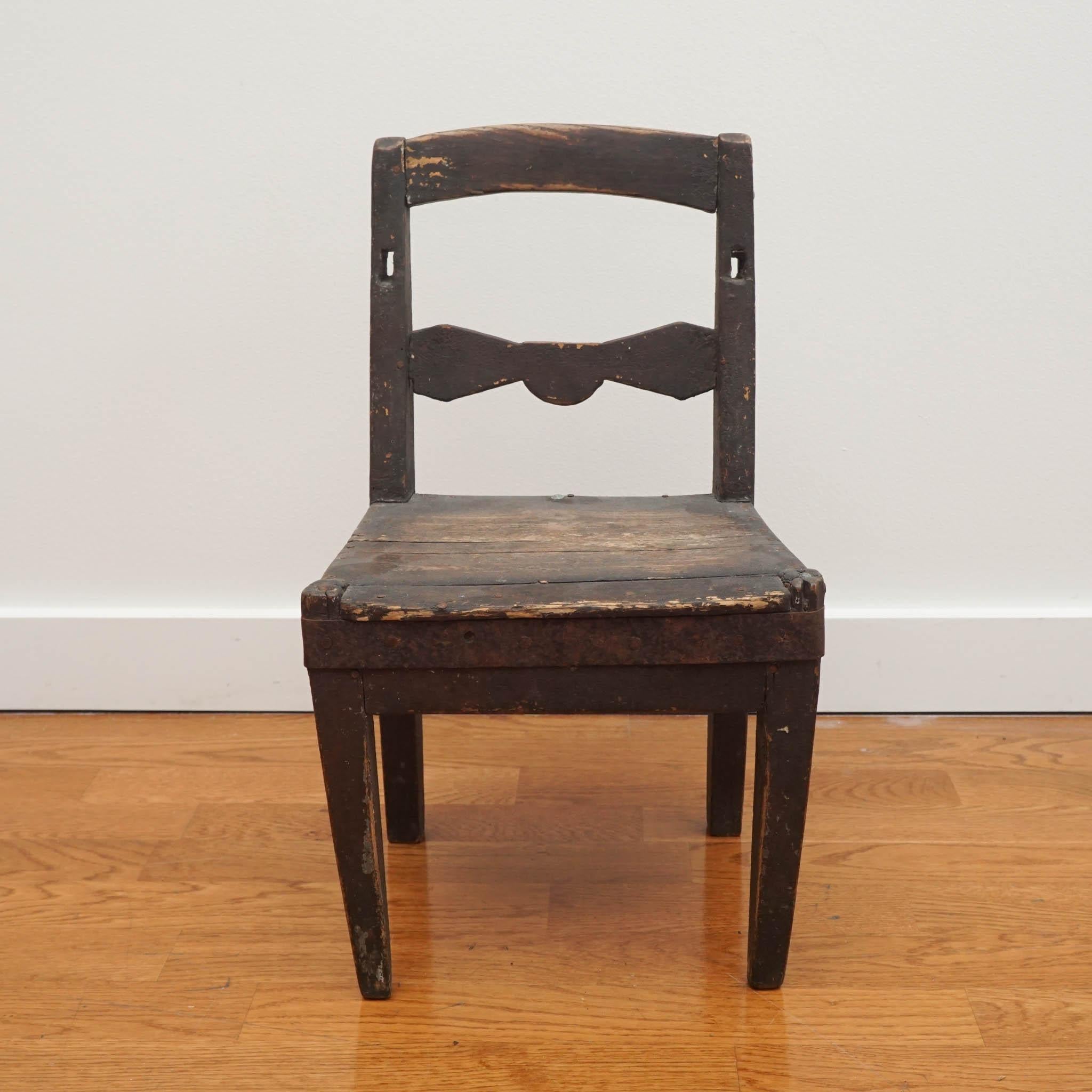 1880s Danish Antique Miniature Chair For Sale 2