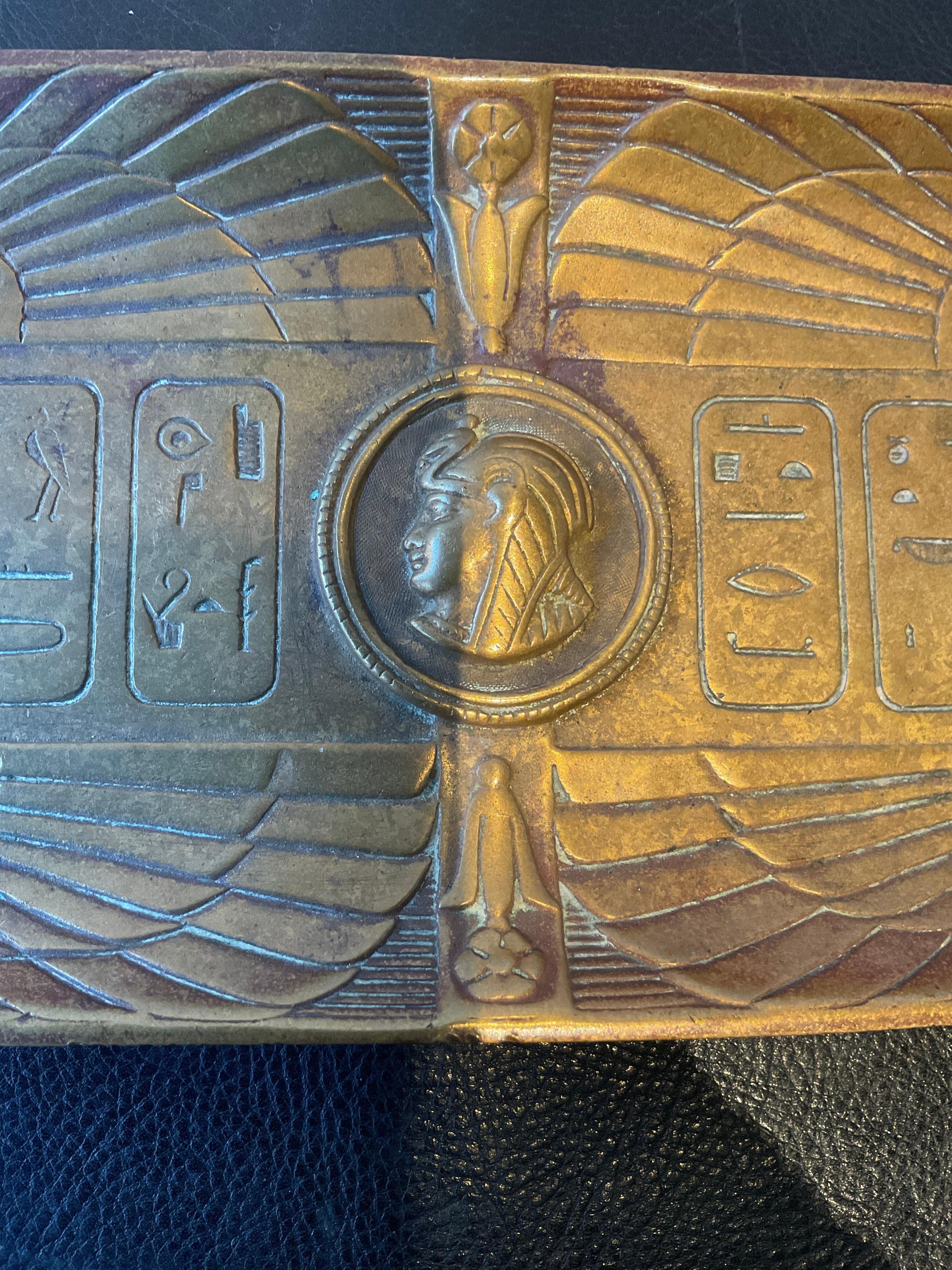 1880s Egyptian Revival Bronze Tray 2