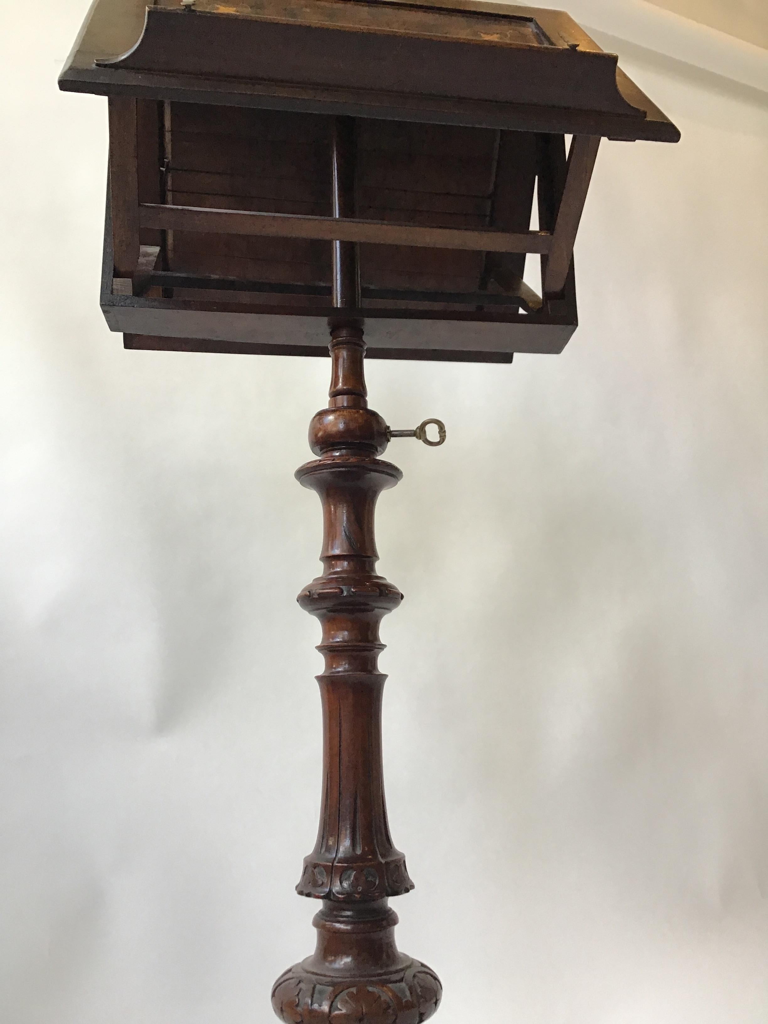 1880s English Double Sided Music Stand 4