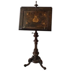 Antique 1880s English Double Sided Music Stand