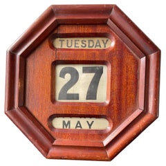 Antique 1880s English Perpetual Calendar