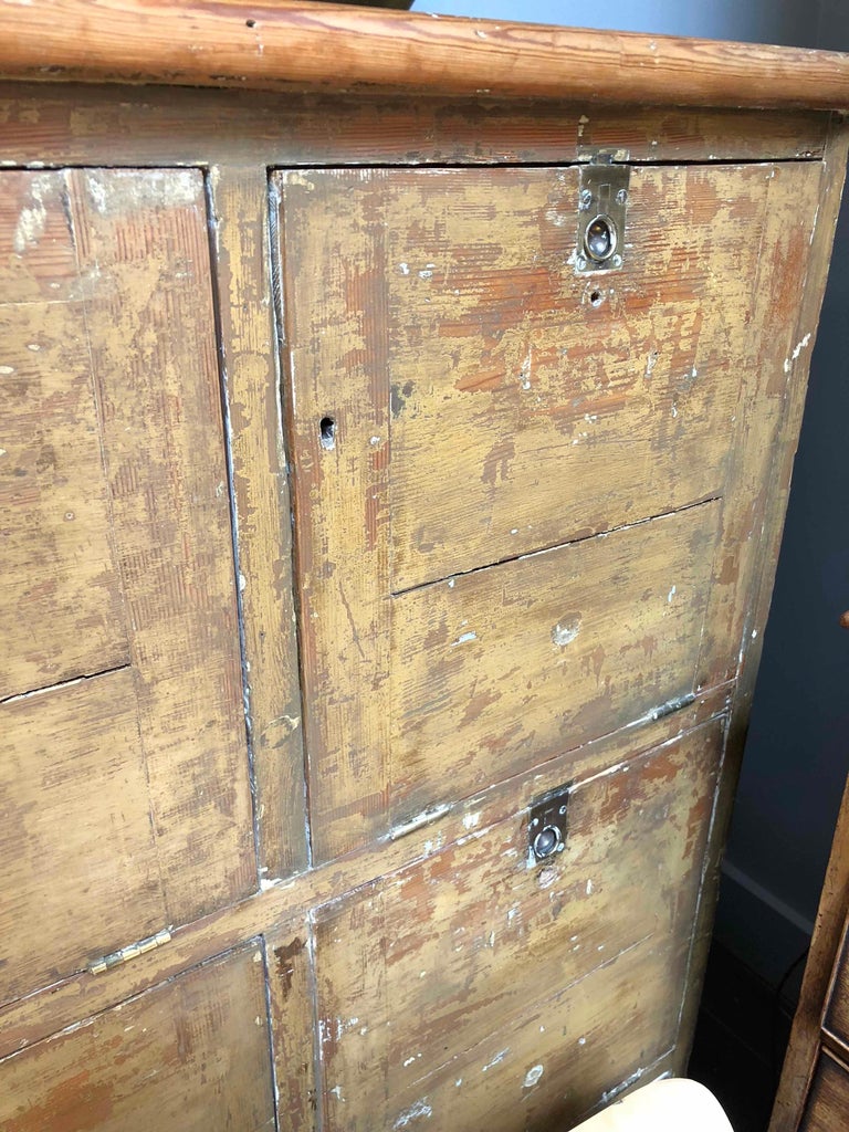1880s English Pigeon Hole with DropDown Doors at 1stDibs
