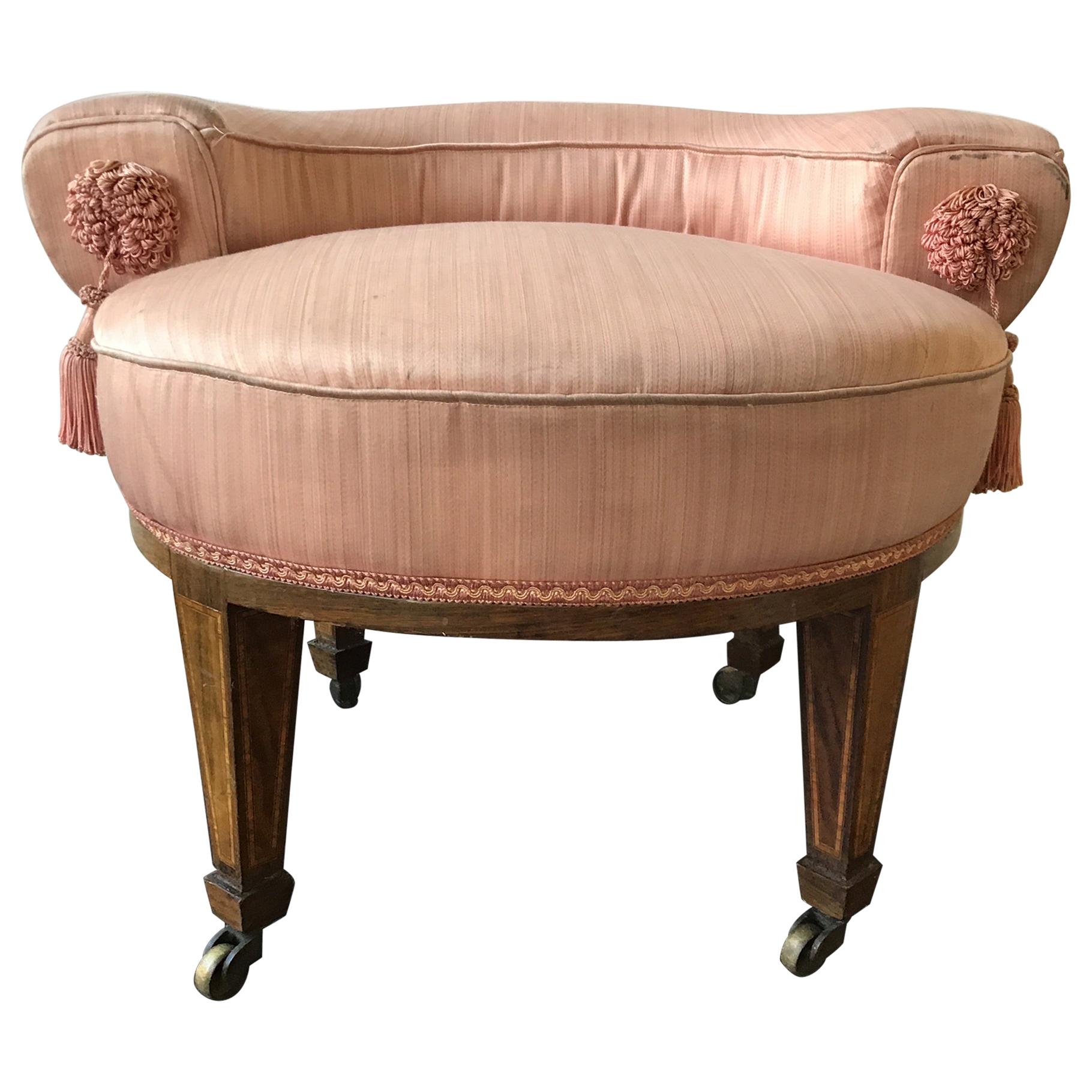 1880s English Vanity Chair at 1stDibs