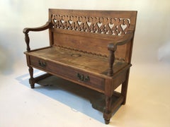 1880s Entryway Bench