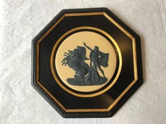 1880s Framed Limoges Apollo Plaque