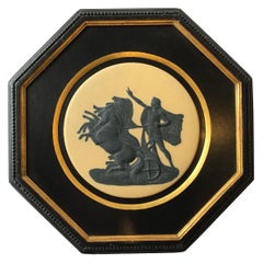 1880s Framed Limoges Apollo Plaque
