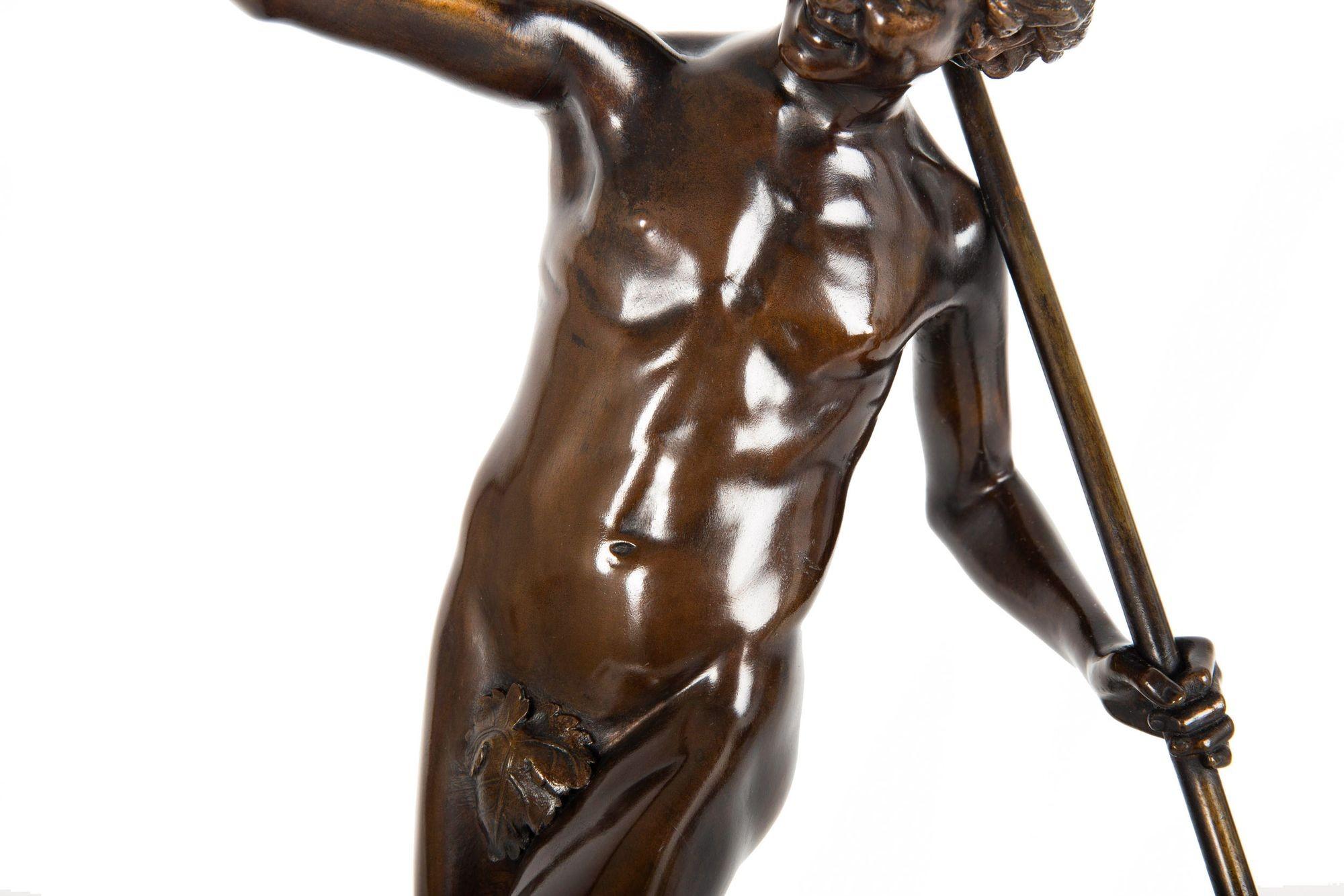 Bronzo Scultura in bronzo antico francese del 1880 