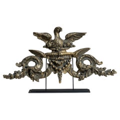 1880s French Baroque Style Ornament On Metal Base