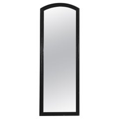 1880s French Black Patinated Mirror