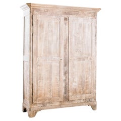 1880’s French Bleached Oak Armoire