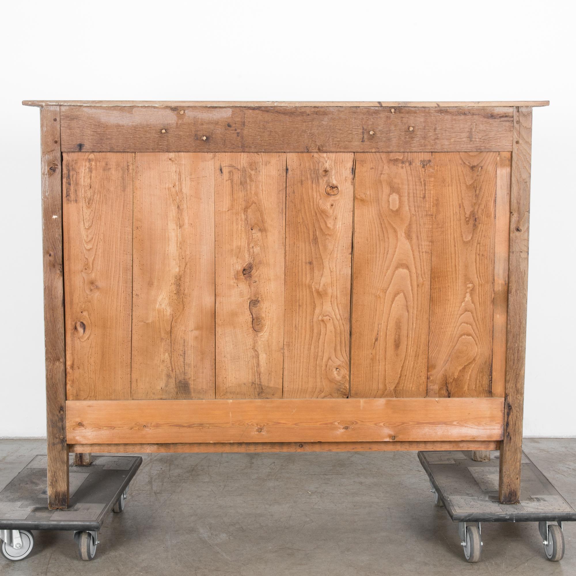 1880s French Bleached Oak Buffet 7