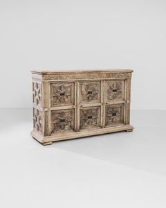 1880s French Bleached Oak Buffet