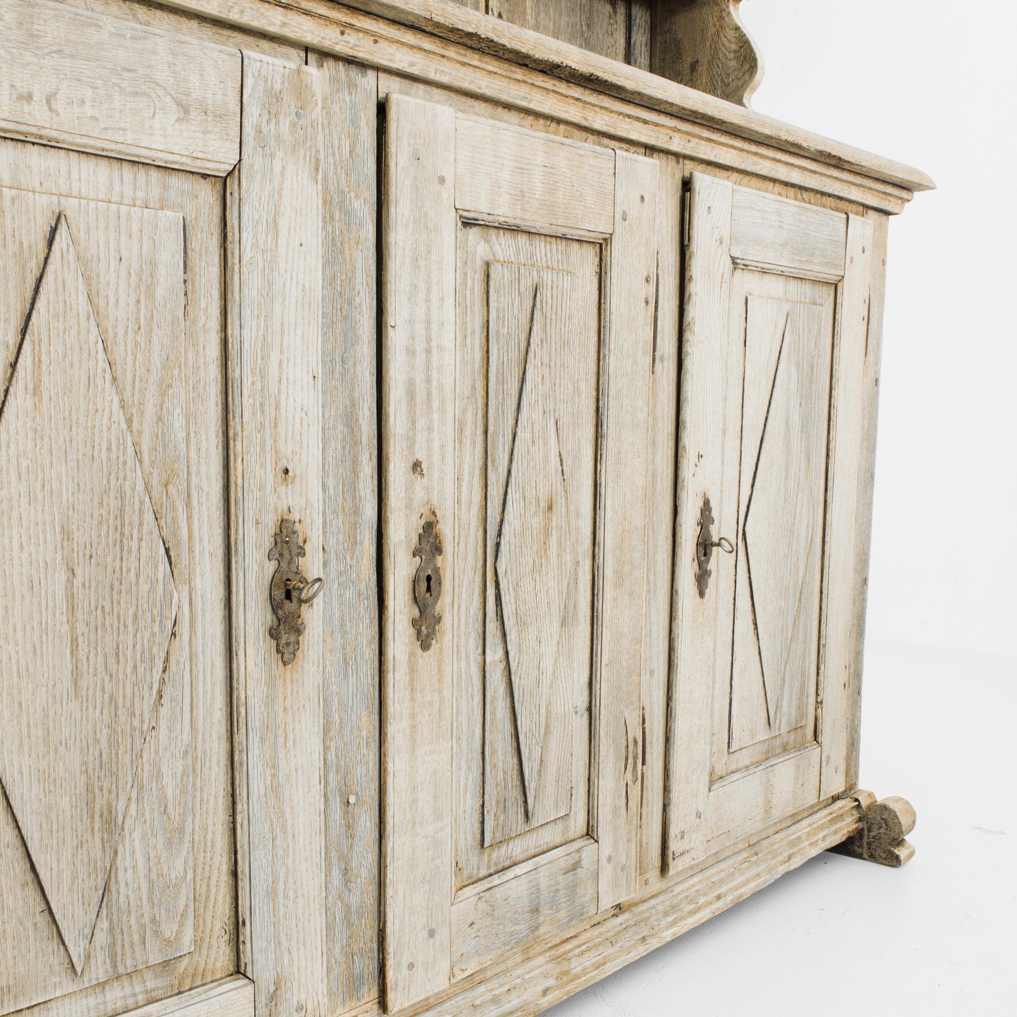 1880s French Bleached Oak Dresser 7