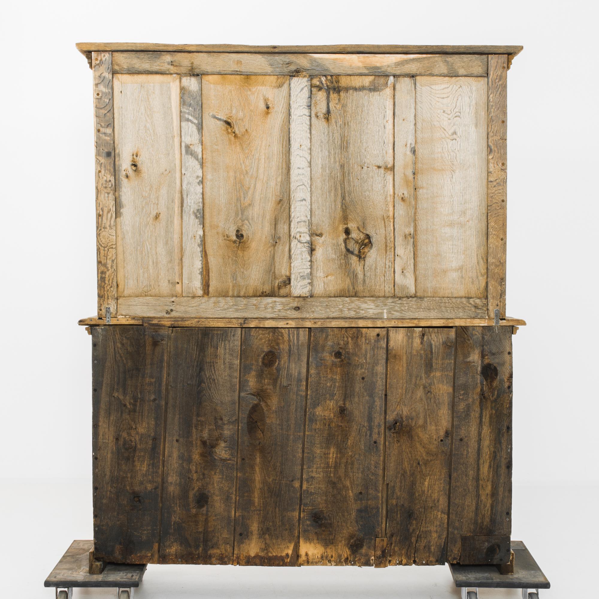 1880s French Bleached Oak Dresser 8