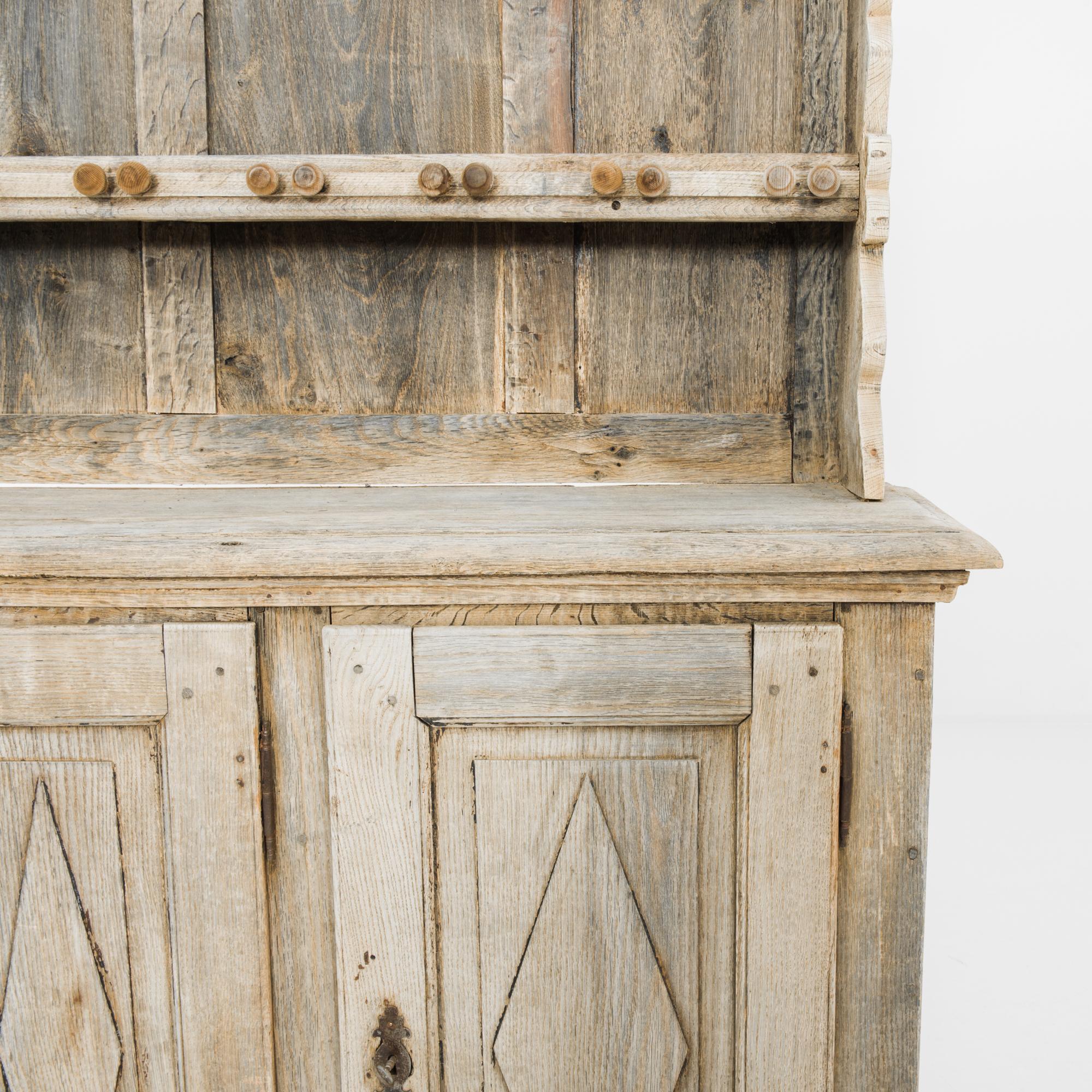 1880s French Bleached Oak Dresser 3