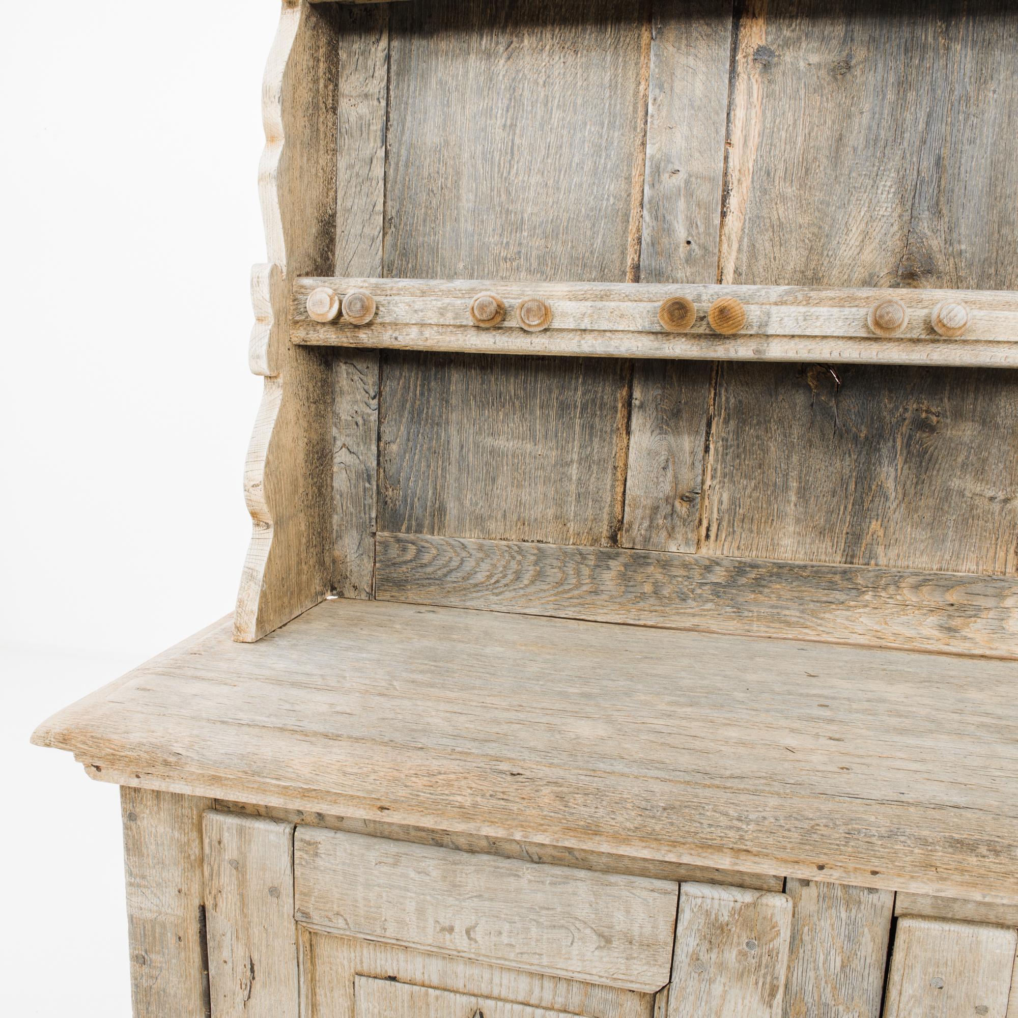 1880s French Bleached Oak Dresser 4