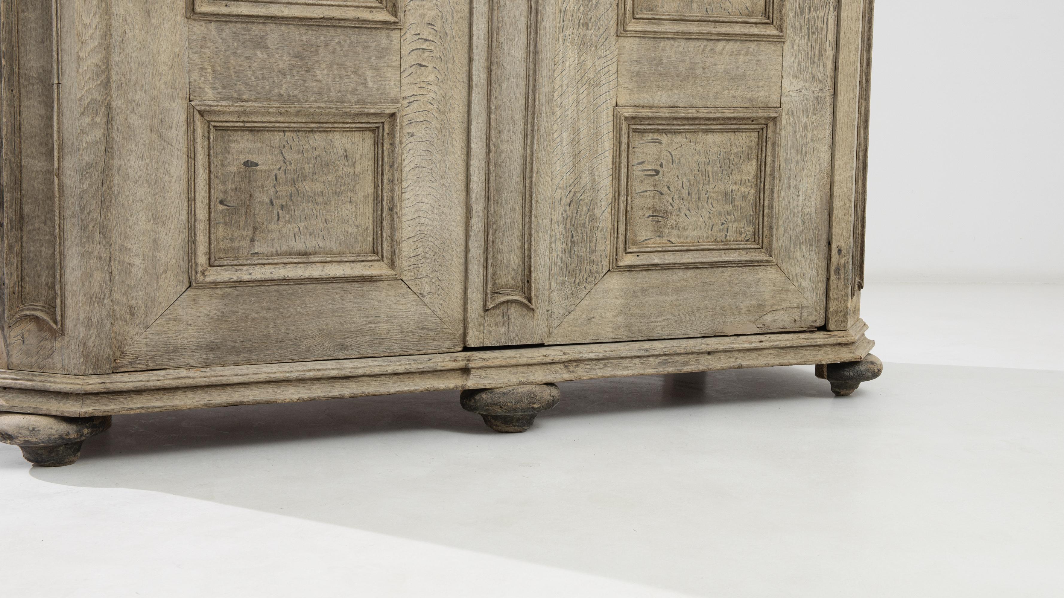 1880s, French Bleached Oak Wardrobe 2
