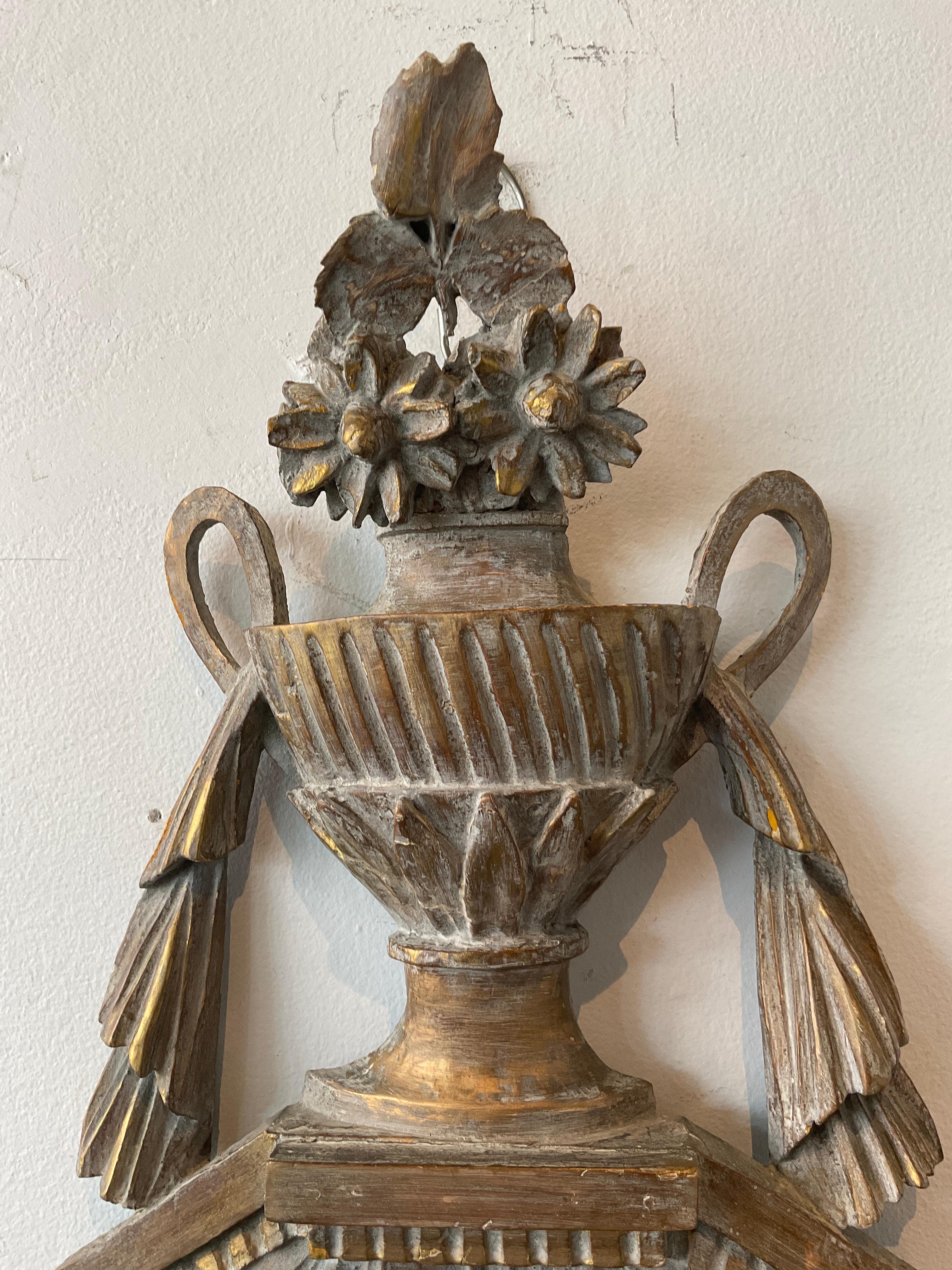 Bois Baromètre français en bois sculpté des années 1880 en vente