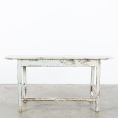 1880s French Country Patinated Console Table