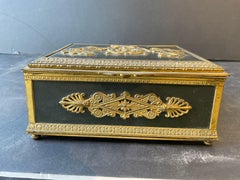 1880s French Empire Brass Box