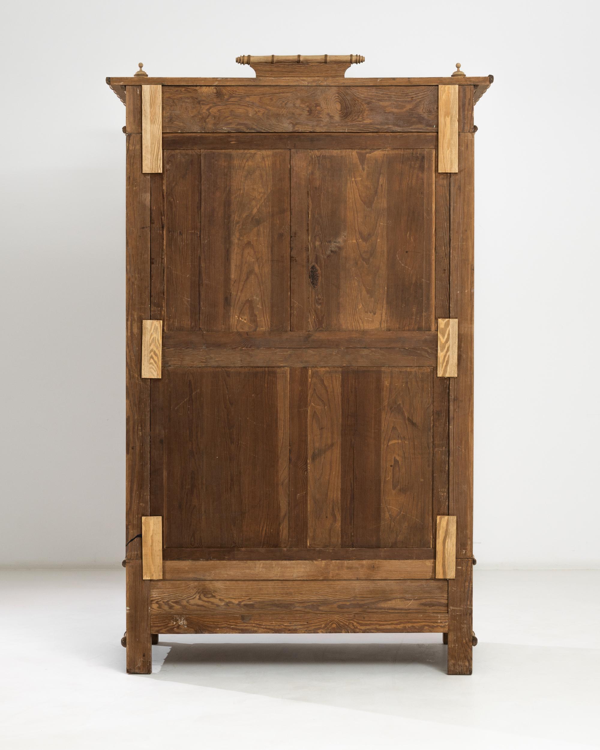 1880s French Faux Bamboo Armoire 1