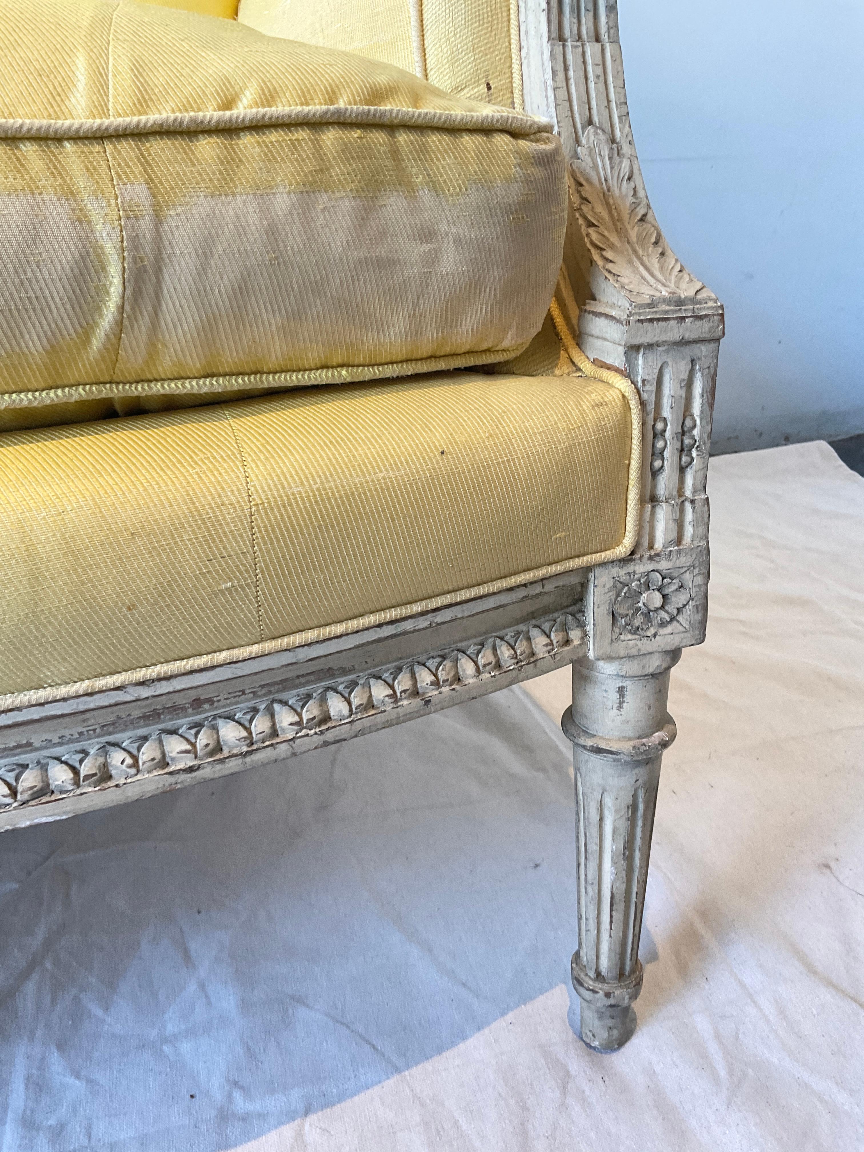 1880s French Louis XVI Sofa For Sale 6