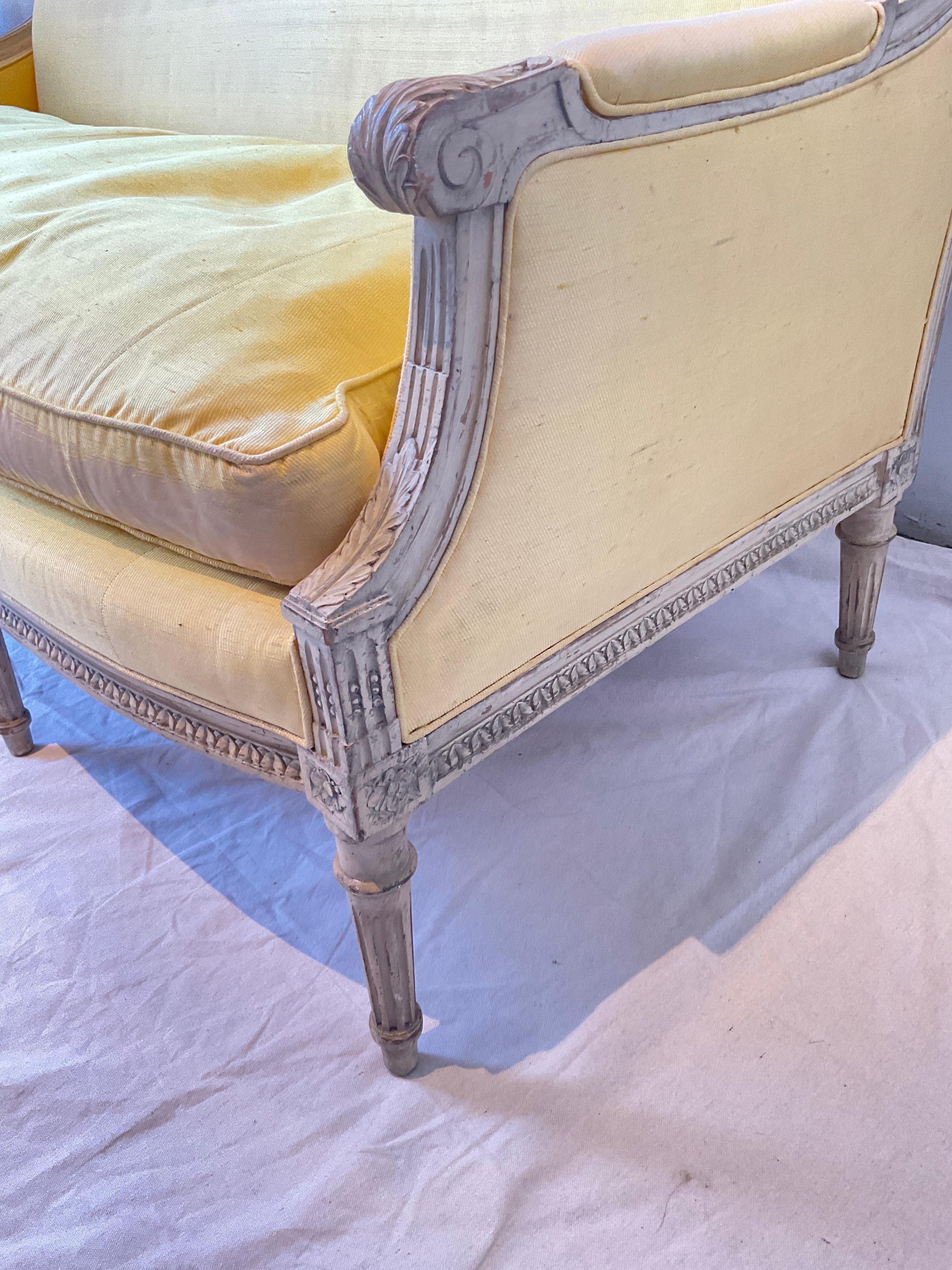 1880s French Louis XVI Sofa For Sale 7
