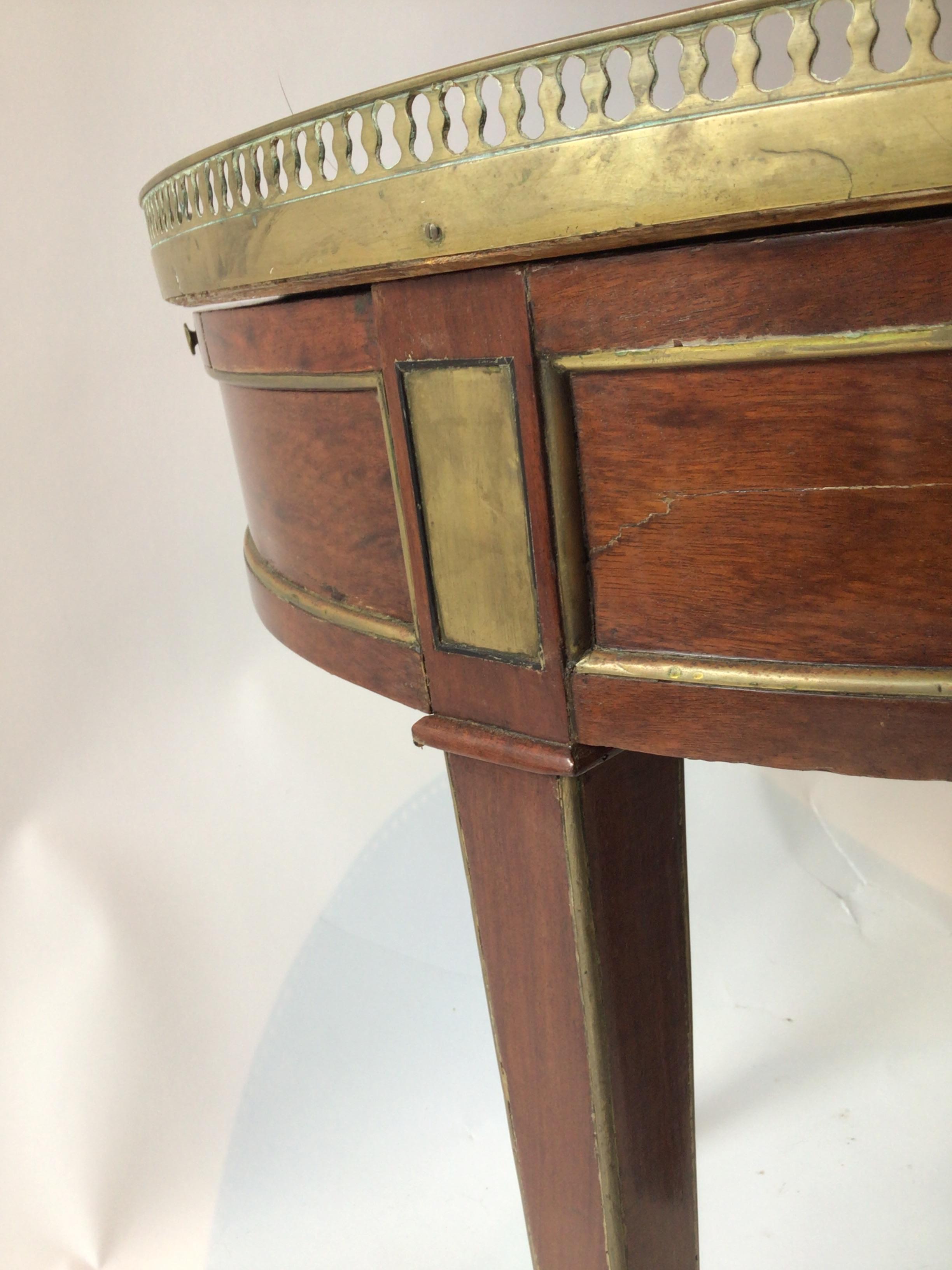 1880s French Marble Top Side Table 2