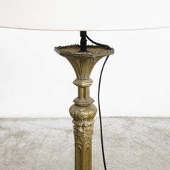 1880s French Metal Floor Lamp