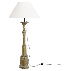 1880s French Metal Floor Lamp