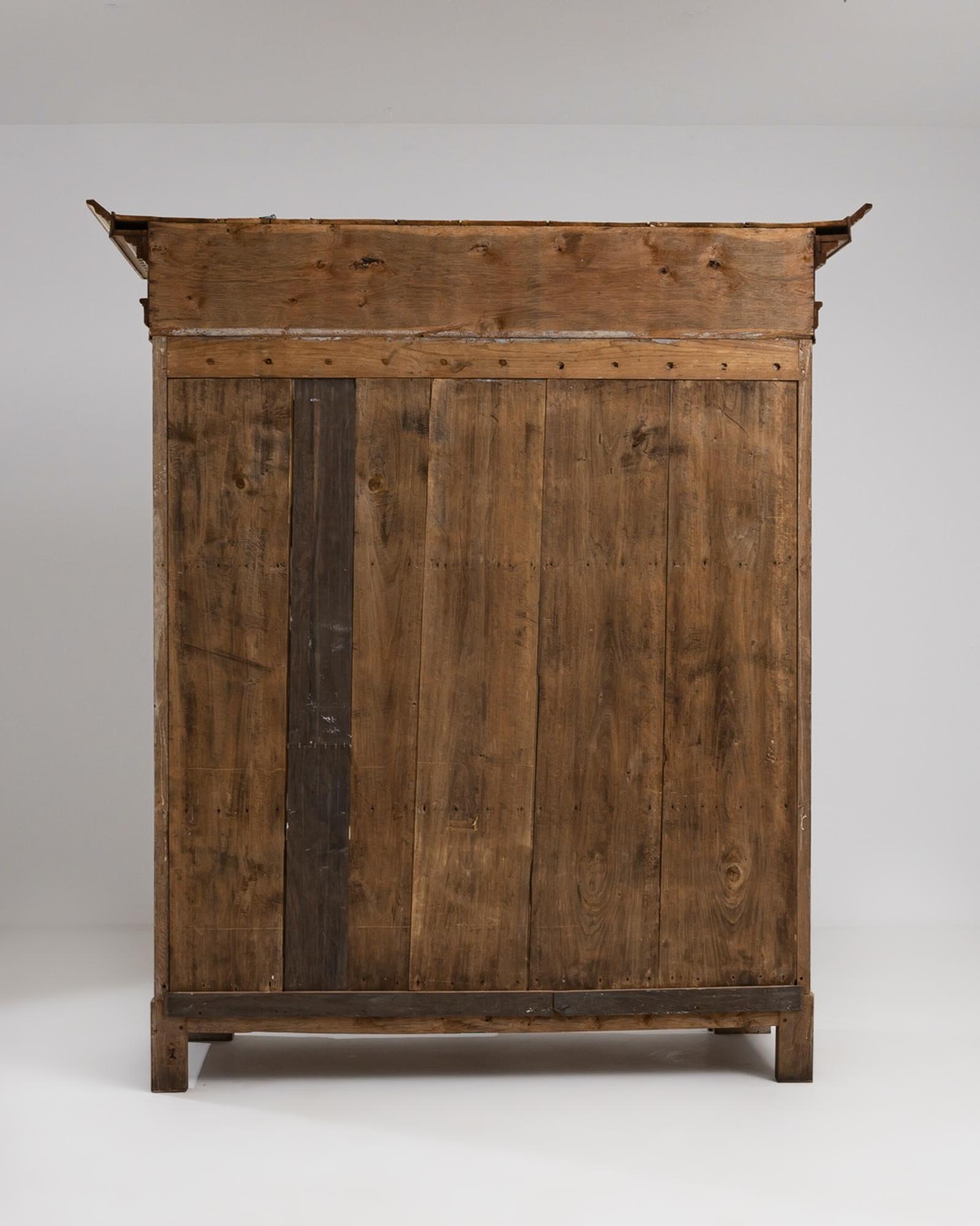 1880s French Neoclassical Oak Cabinet 10