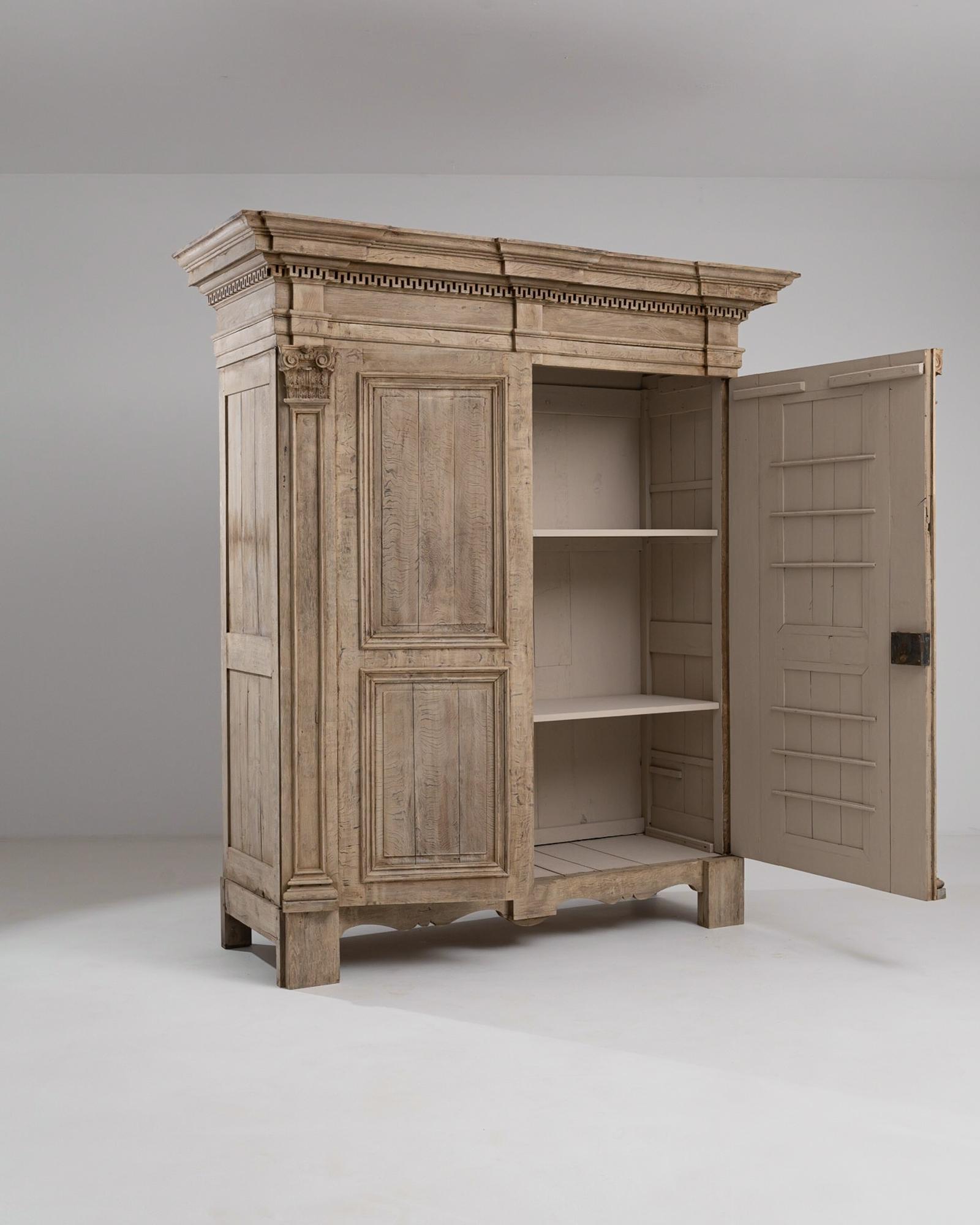 1880s French Neoclassical Oak Cabinet 1