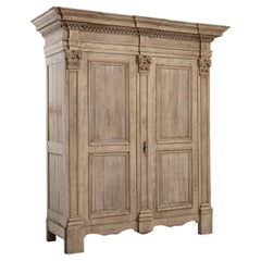 1880s French Neoclassical Oak Cabinet