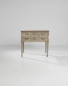 1880s French Neoclassical Oak Chest of Drawers