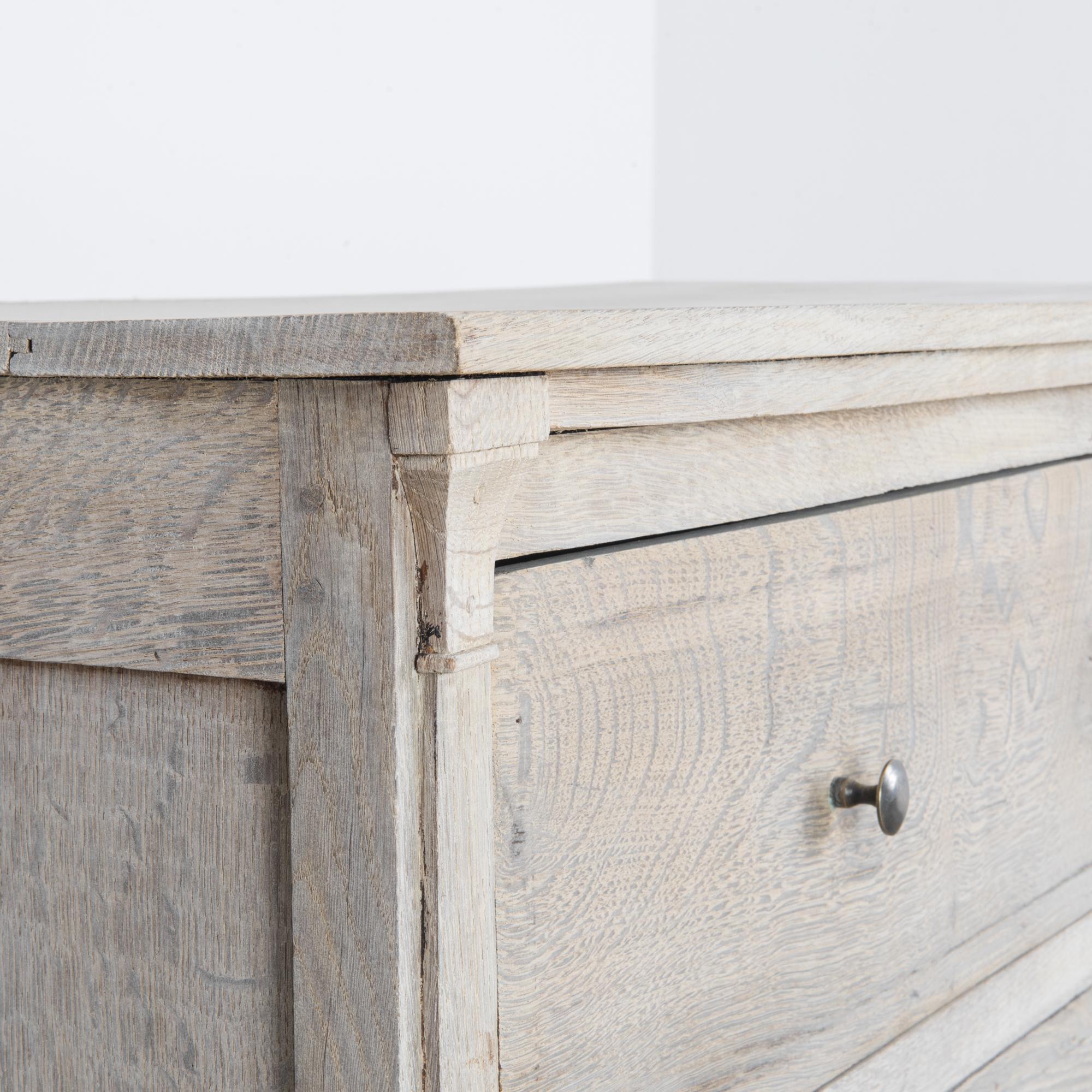 French Provincial 1880s French Oak Chest of Drawers