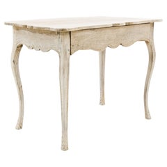 1880s French Oak Hidden Drawer Table 