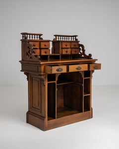 1880s French Oak Store Counter