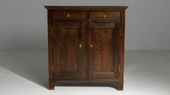 Buffet en chêne de Provence français des années 1880, patine d'origine