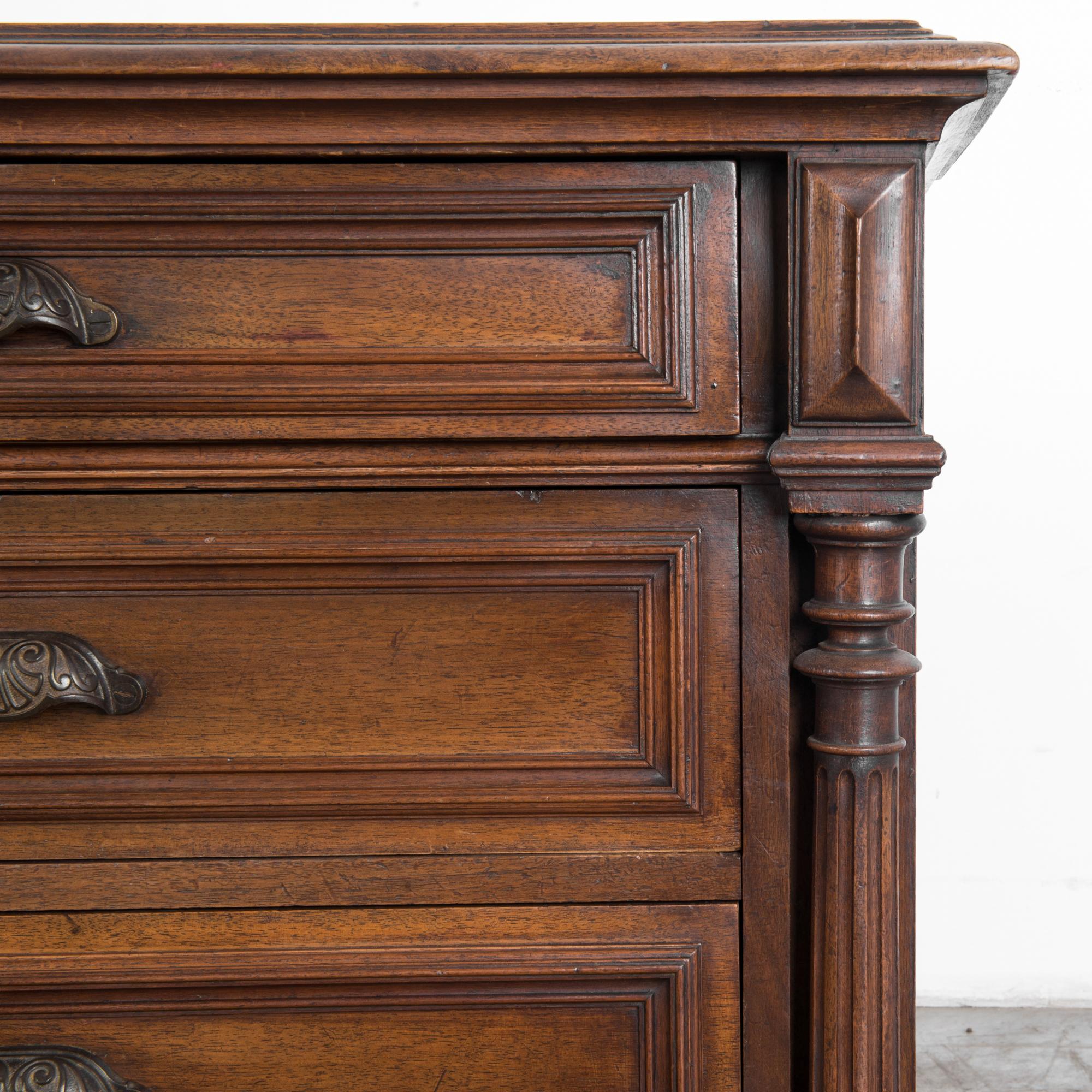 1880s French Provincial Console Drawer Chest 2